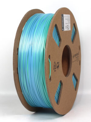 PLA Silk Rainbow Blauw/Groen  1.75 mm, 1 kg
